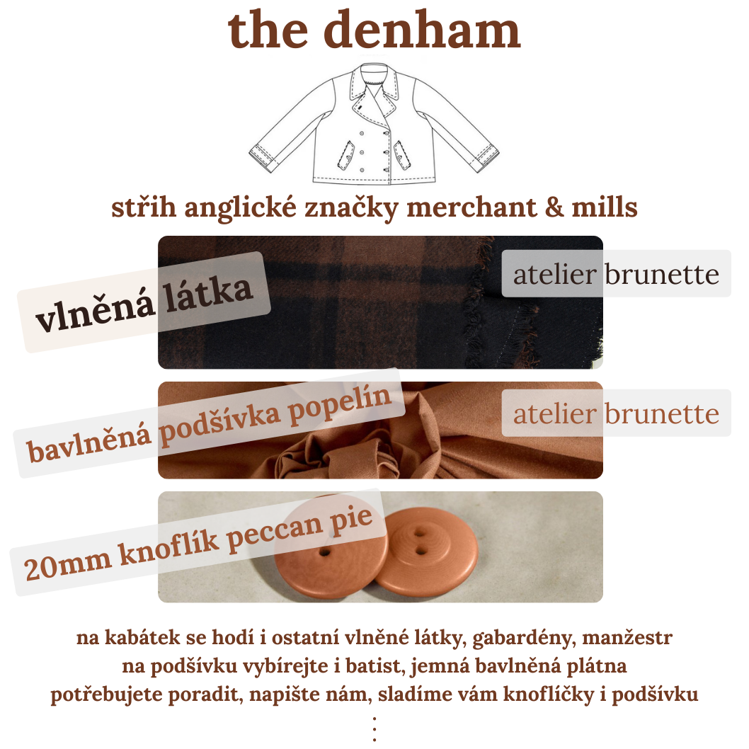 Inspirace na kabátek The Denham | peonygarden